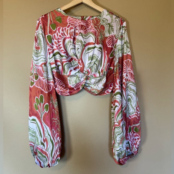 Andrea Iyamah Behati Cropped Top & Skirt Set NWT Size Large - Picture 2 of 11